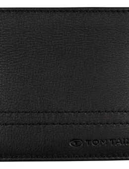 TOM TAILOR Geldbörse Jerrie, aus kernigem Rindsleder, mutlifunktional und mit umlaufender Ziernaht