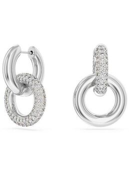 Swarovski Paar Creolen DEXTERA INTERLINKED, mit Swarovski® Kristall - Einhänger abnehmbar