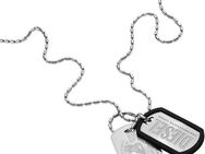Diesel Kette mit Anhänger Schmuck Geschenk Edelstahl Halskette FONT, DX1553040, DX1554001