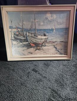 Gemälde Boot - Quakenbrück