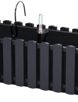 Prosperplast Balkonkasten "Boardee Fence W" aus Kunststoff, BxTxH: 58x18x16,2 cm, inkl. Bewässerungsset und Metallhaken