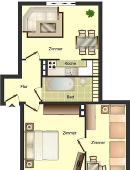 2-Zimmer-Wohnung in Solingen Mitte - Solingen (Klingenstadt)