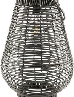 AM Design Gartenleuchte Solar-Laterne, Handarbeit, aus Kunststoff, kabellose Beleuchtung für den Außenbereich