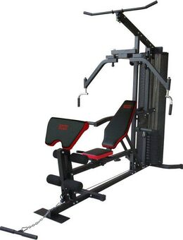 MOTIVE FITNESS by U.N.O. Kraftstation Multi-Gym Competition, 10 Gewichtsblöcke (Seilzug, Butterflystange, Latzug, Ruderfunktion und mehr), max. Benutzergewicht 120 kg, max. Trainingsgewicht 45 kg