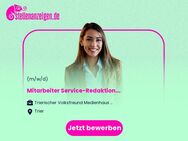 Mitarbeiter Service-Redaktion (m/w/d) - Trier