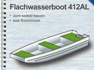 Bauplan für Selbstbauer: Flachwasserboot 412AL aus Aluminium, Alu Ruderboot, Anglerboot, Motorboot - Berlin