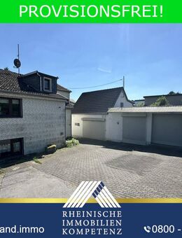 HANDWERKER AUFGEPASST! ZWEIFAMILIENHAUS mit 6 GARAGEN in RUHIGER LAGE am Landschaftsschutzgebiet - Solingen (Klingenstadt)