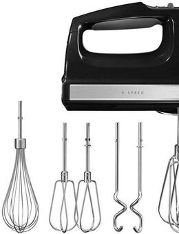 KitchenAid Handmixer KitchenAid Handmixer, 5KHM9212EOB onyx schwarz, 85 W, 9 Stufen