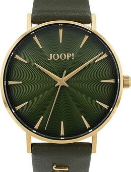 JOOP! Quarzuhr 2035044, Armbanduhr, Damenuhr, analog, Lederarmband