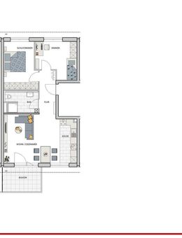 Charmante 3-Zimmer-Wohnung mit Balkon und Blick ins Grüne - Oberriexingen