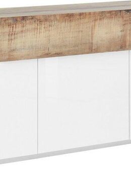 INOSIGN Sideboard Coro, Kommode, Schrank, Kredenz, grifflos mit Einlegeböden, mit 1 klappe, 3 Türen, Doppeltiefe B/T/H 160x45x85,6cm