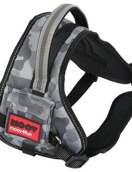 Zolux Moov Verstellbares Hundegeschirr, Camouflage Grau - Größe XXL: 81 - 110 cm Brustumfang