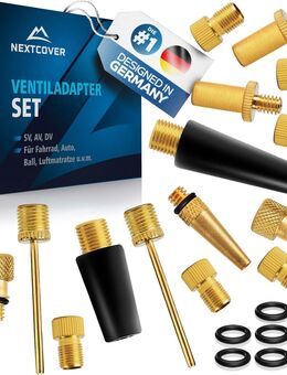 NEXTCOVER Fahrradventil Adapter Set 15-tlg. Ventiladapter Fahrrad - Birkenfeld (Baden-Württemberg)