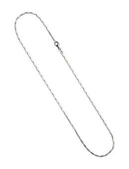 JOBO Silberkette Kette rhodiniert, 925 Silber 50 cm 1,4 mm