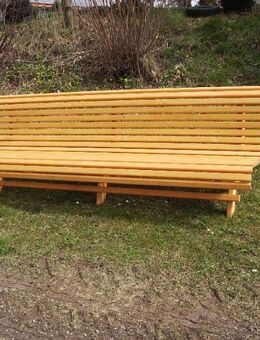 Gartenbank  fertig lasiert HANDARBEIT Länge ca 2,5 m - Tyrlaching