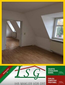 AB SOFORT - Wohnen im Ostteil von Mittweida - Ruhige Lage - Wohnung im DG - Mittweida