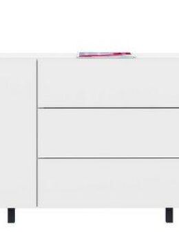 borchardt Möbel Sideboard, Metallfüße, grifflose Optik