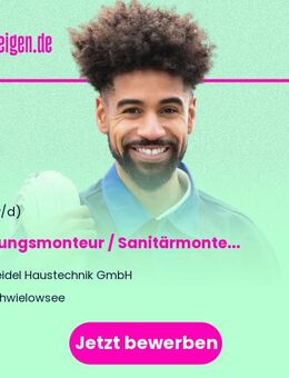 Heizungsmonteur / Sanitärmonteur (m/w/d) bzw. Heizungsbauer, Heizungsinstallateur, Gas-Wasser-Installateur - Schwielowsee