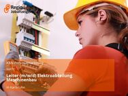 Leiter (m/w/d) Elektroabteilung Maschinenbau - Karlsruhe