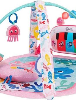 Baby Einstein Spielbogen 4-in-1 Kickin’ Tunes Jellyfish Jamboree Music & Language Discovery Gym, mit Soundeffekt