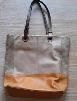 braune Shopper Tasche Leder von 5th Avenue - Gaggenau
