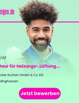 Monteur (m/w/d) für Heizungs-,Lüftungs- und Sanitäranlagen - Rödinghausen