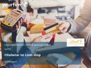 Filialleiter im Lindt Shop - Vaterstetten