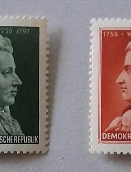 DDR 1956 200. Geburtstag W.A. Mozart komplett postfrisch - Görlitz