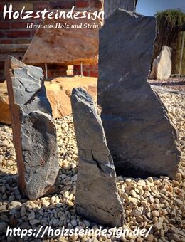 Stele Set aus Schiefer, Naturstein Stelen Mosel Lay 3 - Argenthal