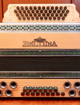 Steirische Haromonika Beltuna Alpstar IV D Luxe Esche Spezial grün A-D-G-C wie neu - Dinkelsbühl