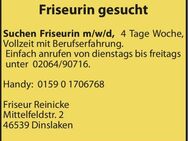 Friseurin (m/w/d) Vollzeitstelle 4 Tage WocheDinslaken / ab 14 € Stundenlohn - Dinslaken