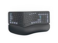 Hama Ergonomische Tastatur (kabellos, Multi Device, 2x Bluetooth, 1x Funk) ergonomische Tastatur