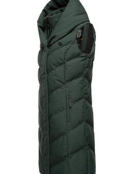 Ragwear Steppweste Natalka Vest stylische, gesteppte Winterweste mit gefütterter Kapuze