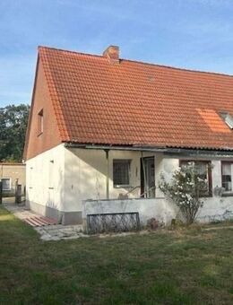 Doppelhaushälfte sanierungsbedürftig in 39264 Zerbst OT Jütrichau - Zerbst (Anhalt)