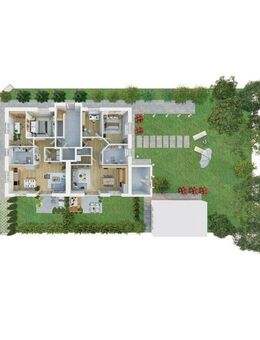 Moderne EG-Eigentumswohnung (Links) in Leer, Ostfriesland, Effizienzklasse A*, mit Terrasse, Gartenanteil, Fertigstellung: Frühsommer 2026 - Leer (Ostfriesland)