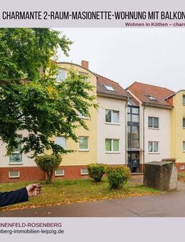 Charmante 2-Raum-Masionettewohnung mit Balkon in Köthen - Köthen (Anhalt)