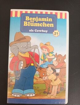 Benjamin Blümchen Als Cowboy VHS Videokassette Klassiker Folge 21 - Essen