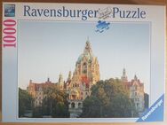 1x gelegtes Puzzle 1000 - Neues Rathaus Hannover - 898169 Ravensburger Puzzle - Garbsen