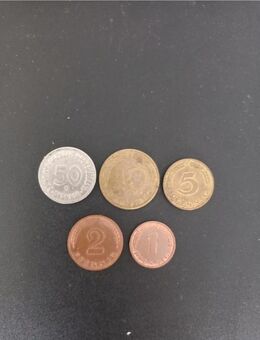 5 Stück Pfennige DM Münzen deutsche Mark Deutschland BRD - Essen