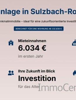 SULZBACH-ROSENBERG - ZENTRUM - ideal für eine zukunftsorientierte Kapitalanlage - hohe Abschreibung - Sulzbach-Rosenberg