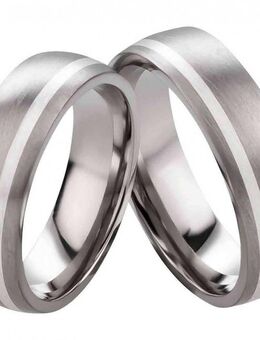 Wunderbare Partnerringe aus Titan und Silber T173 - Aholming