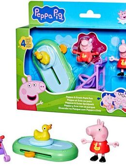 Hasbro Spielwelt Peppa Pig Peppa und Evies Spielpark