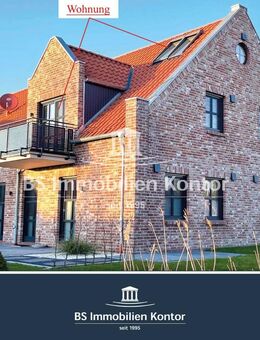 Greetsiel-Top Lage! Neuwertige, möblierte OG-Wohnung mit Balkon, Gartenanlage und PKW-Stellplatz! - Krummhörn