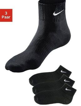Nike Kurzsocken (3-Paar) mit weichem Frottee
