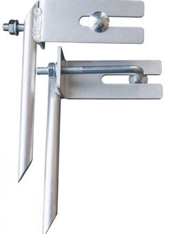 KRAUSE Leiternspitzen CombiSystem, für Leitern mit Holmquerschnitte 64 x 25 mm bis 97 x 25 mm, zum Aufschrauben, (Set, 2-St)