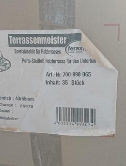 Terrassenverstellfüße - Heilbronn