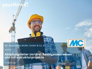 Abteilungsleiter (m/w/d) Bauingenieurwesen und Infrastrukturprojekte - Bottrop