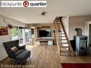 traumhafte Maisonette Wohnung mit zwei Balkonen und schönem Ausblick! plus 74,42 qm Nutzfläche ! - Leinburg