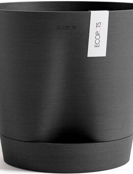 ECOPOTS Blumentopf Venice 2 30 Dunkelgrau, für den Innenbereich