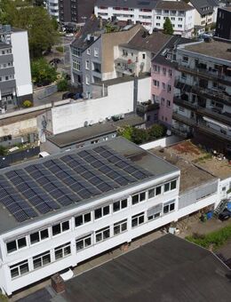 Eigennutz und/oder Kapitalanlage!:Betriebsgebäude mit Büro, 3 Wohnungen und Ladenlokalen - Leverkusen